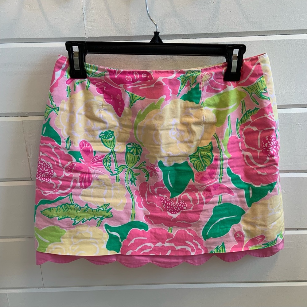 Lilly Pulitzer Scalloped Skirt 2P